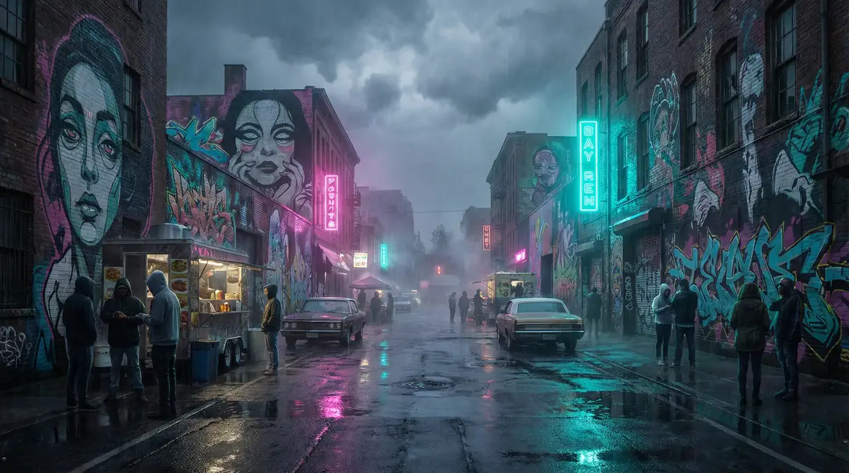 年轻漂亮的继坶5 - 雨夜壁画街